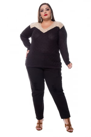 blusa com flame bordada 0231 blusa com flame bordada 0231
