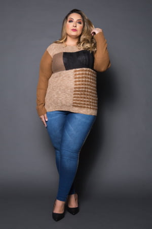 BLUSA TRANÇA 3 CORES 0296 BLUSA TRANÇA 3 CORES 0296