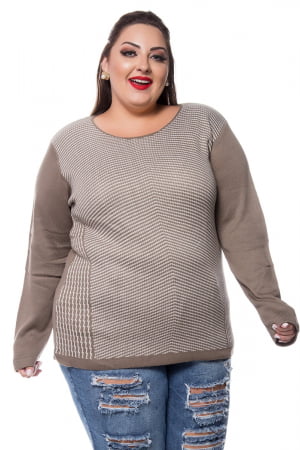 blusa trico lista fina 056 blusa trico lista fina 056