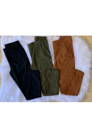 CALÇA BENGALINE COM BOLSO CALÇA BENGALINE COM BOLSO