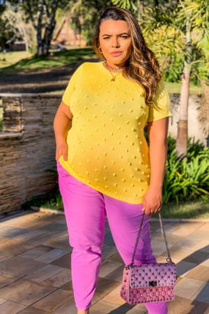Blusa de bolinha 076 Blusa de bolinha 076