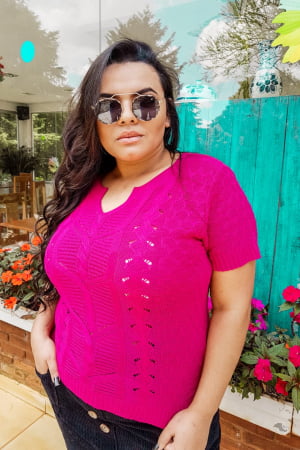 Blusa decote princesa 079 Blusa decote princesa 079