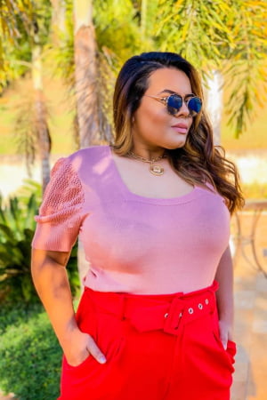 BLUSA VERÃO DECOTE QUADRADO BLUSA VERÃO DECOTE QUADRADO