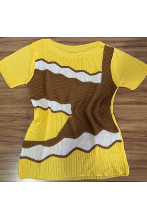 BLUSA VERÃO INTARSA NERVURA 0299P BLUSA VERÃO INTARSA NERVURA 0299P