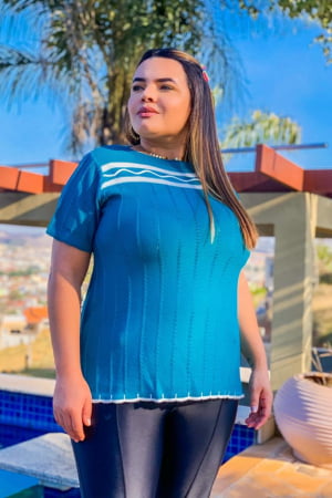 BLUSA VERÃO ONDINHA 0301P BLUSA VERÃO ONDINHA 0301P