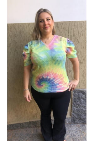 BLUSA VERÃO TIE DYE BLUSA VERÃO TIE DYE